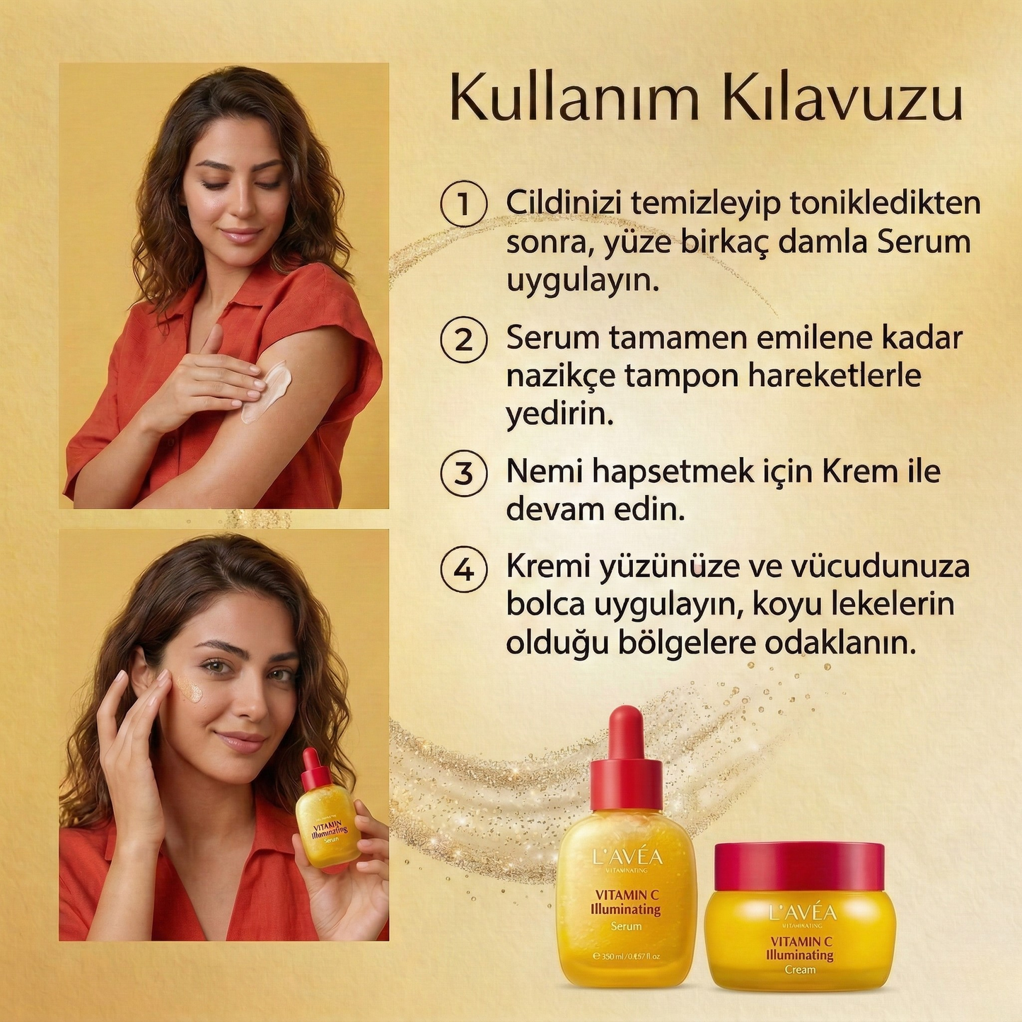 Vitamin Aydınlatıcı Serum ve Krem Seti