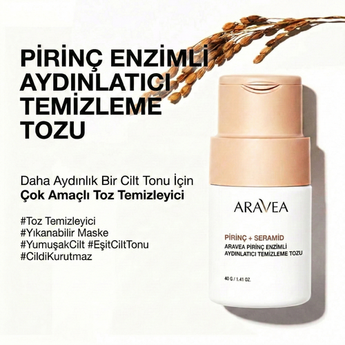 KOREAN Cilt Aydınlatıcı ve Parlatıcı Pirinç Özlü Enzim Tozu