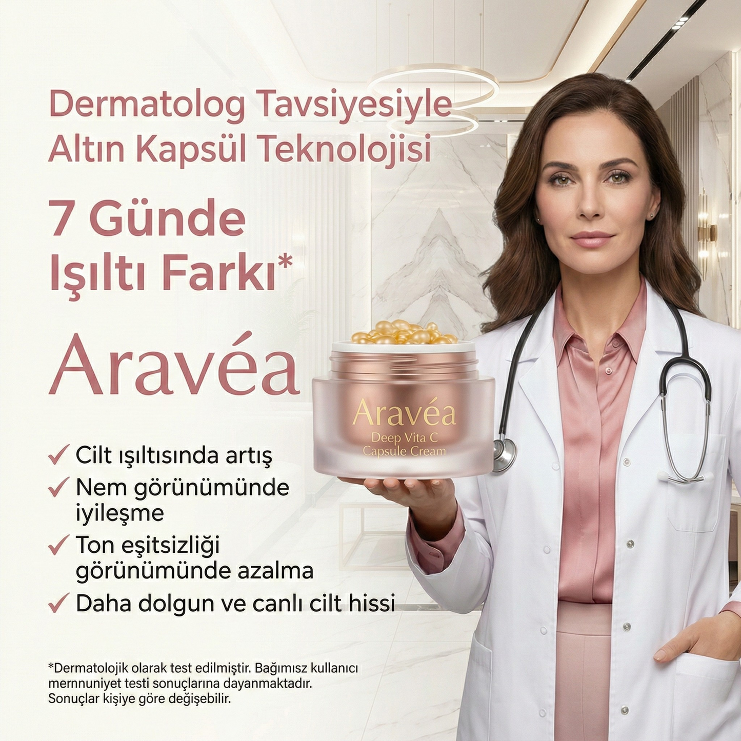 Aydınlatıcı Anti Aging Altın Capsule Cream